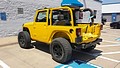 Left side view of Jeep JK after painted quarter