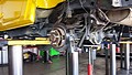 Jeep JK rear axle swap and brake job