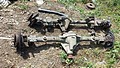 Old axles, both with bent tubes, Dana 30 and Dana 44