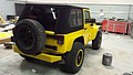 Jeep JK View from the rear